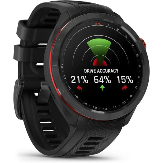 Spring Sale⛳S70 (White, 42mm) Golf GPS Watch Bundle