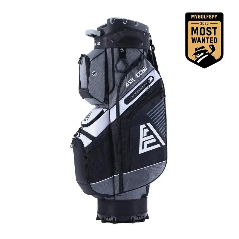 ASK ECHO T-LOCK 2.0 14-Way Golf Cart Bag, Quiet Organizer Dividers, Premium Storage Golf Bag