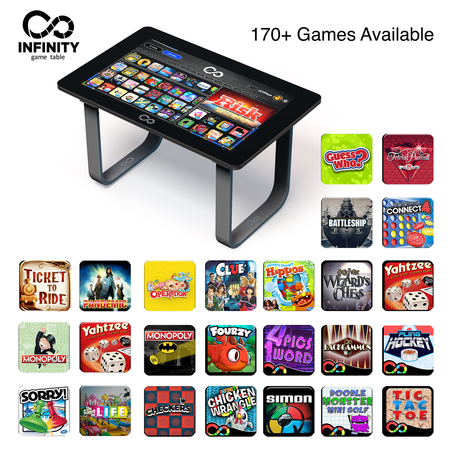 Lumen Infinity Game Table (170+ Games!)