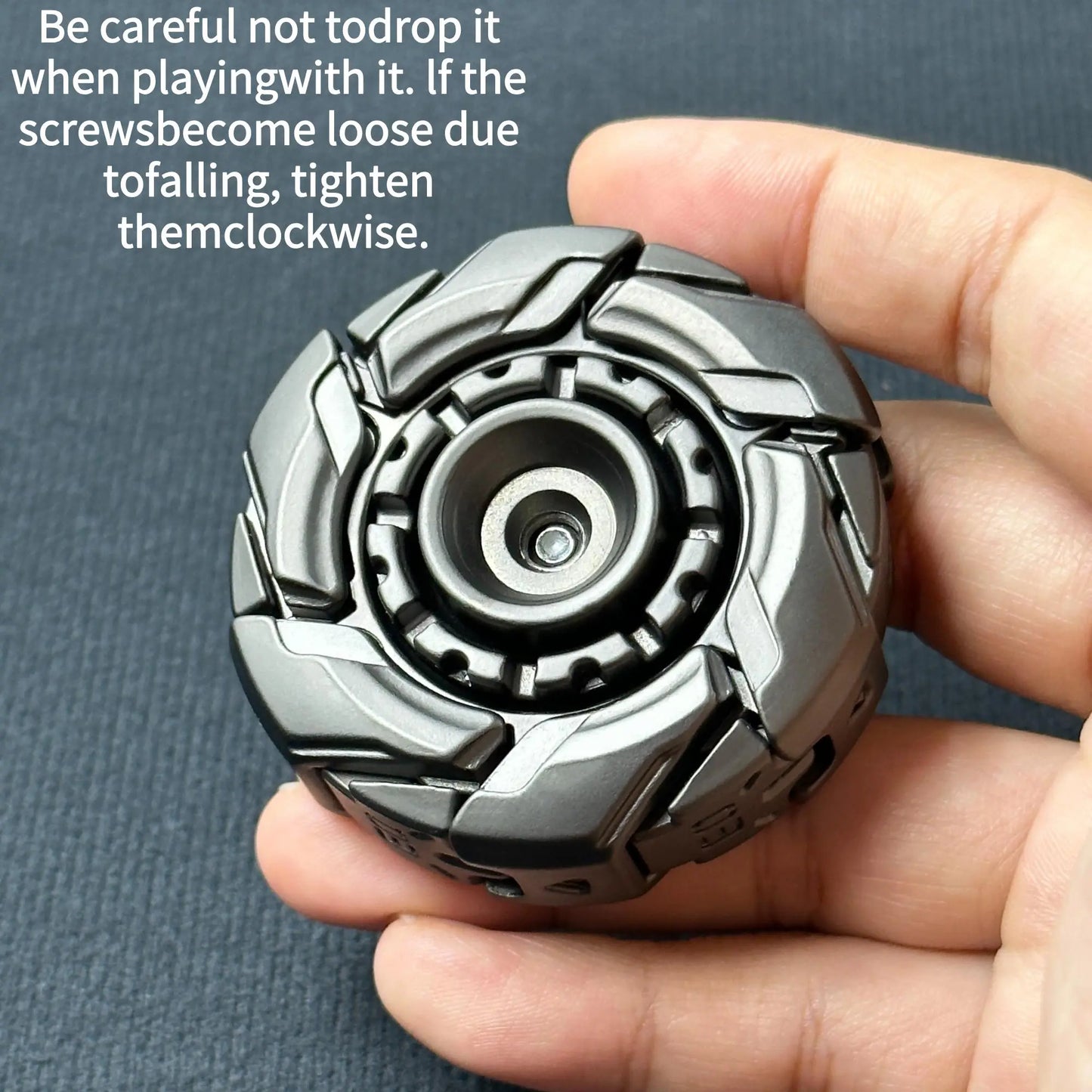 Fidget Spinner Stress Relief Toy - Metal Design