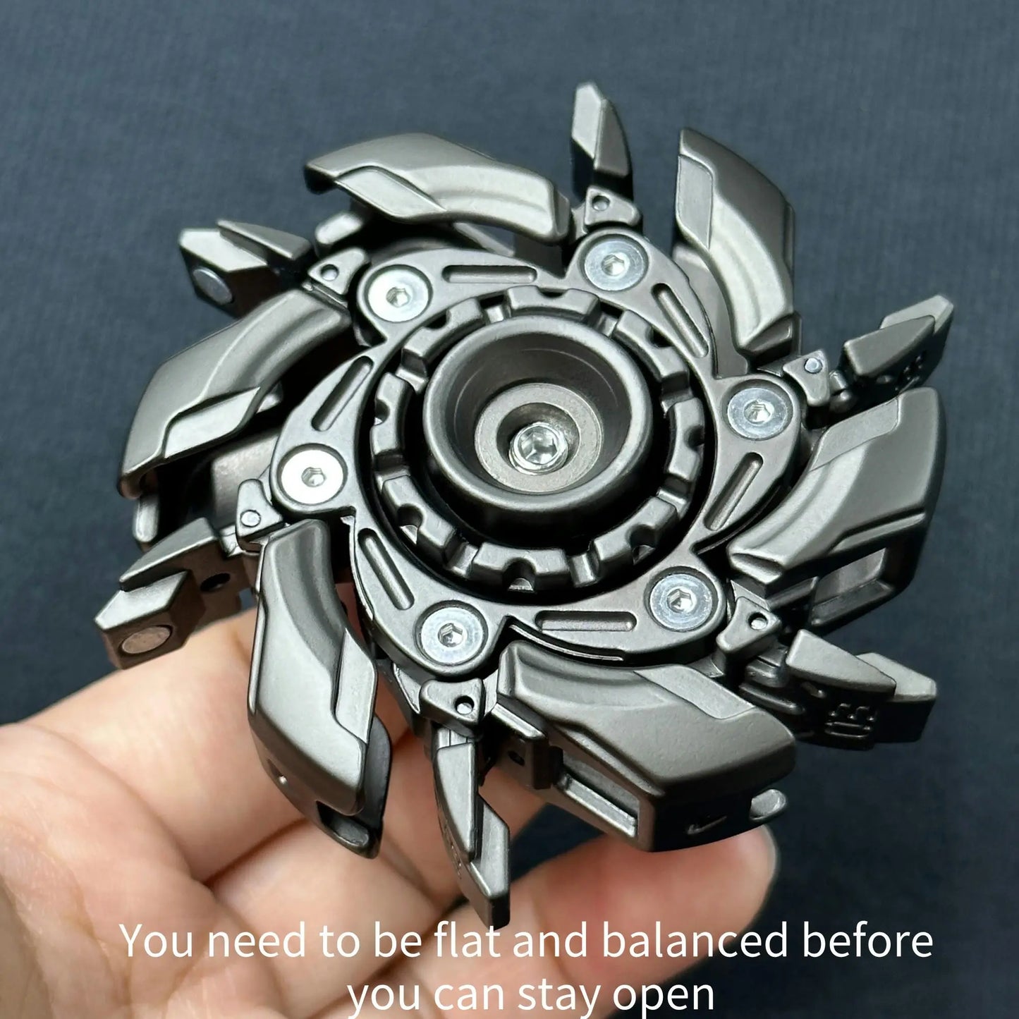 Fidget Spinner Stress Relief Toy - Metal Design